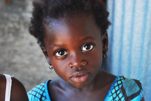 A child in Senegal